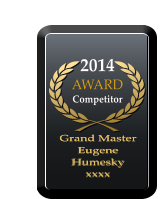 2014 AWARD  Competitor Grand Master  Eugene Humesky xxxx Grand Master  Eugene Humesky xxxx