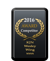 2016 AWARD  Competitor KJN Wesley Wing xxxx KJN Wesley Wing xxxx