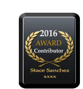 2016 AWARD  Contributor Stace Sanchez xxxx Stace Sanchez xxxx